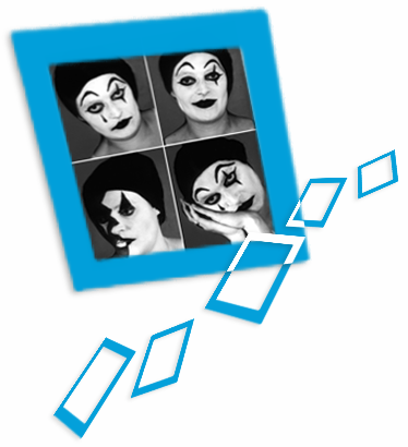 Bild mit 4 Masken