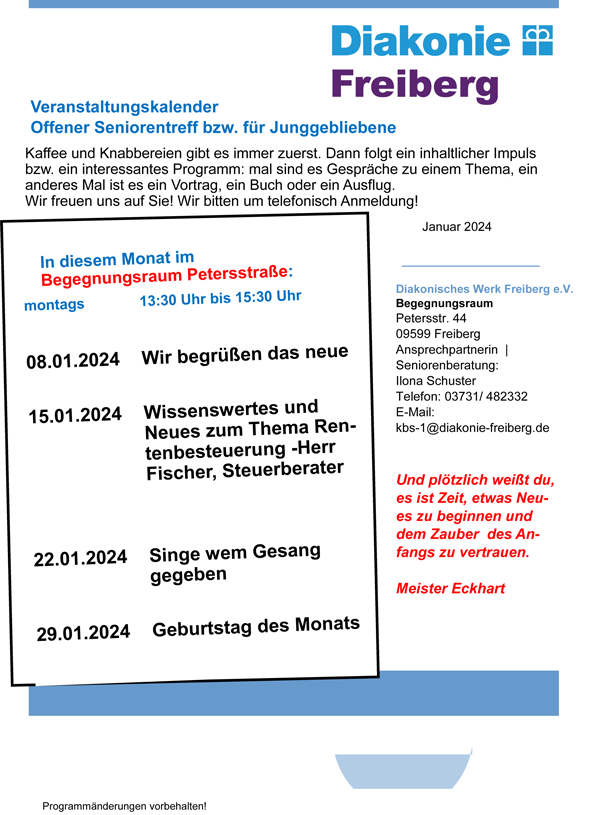 Monatstermine